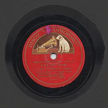 Image of a 78rpm of an aria from Giuseppe Verdi's Ernani, recorded by Grammofono/La voce del padrone ICBSA Verdi - Ernani, Ernani! Ernani! Involami.jpg