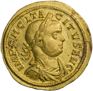 Marcus Claudius Tacitus: Early life, Emperor, Death
