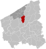 Ichtegem West-Flanders Belgium Map.svg