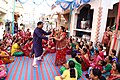 File:Indian (Gujarati) Couple Dancing Gujarati Folk Dance "Garba" in Sanji Ceremony.jpg