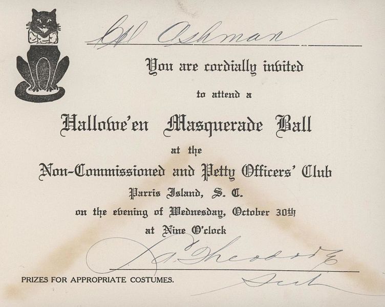 File:Invitation, Halloween Masquerade Ball, 1935 (10590246283).jpg