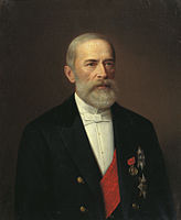 Portret van Nikolai Khristianovich Bunge, 1887