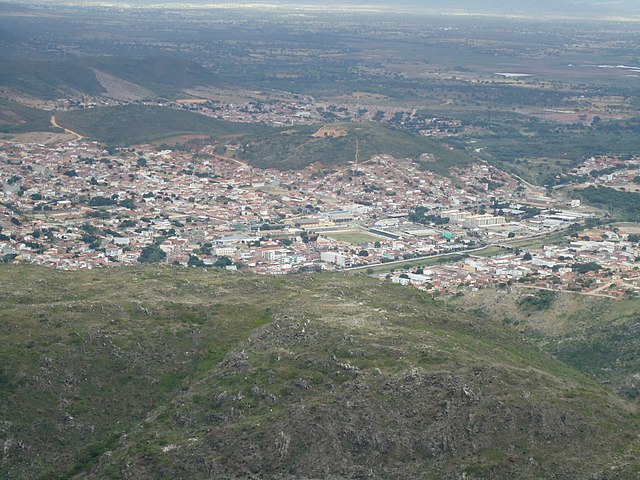Vista Panorâmica de Jacobina pelo Pico do Jaraguá.
