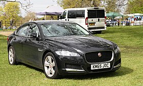 Jaguar XF (X260) 1999cc diesel registered November 2015.JPG