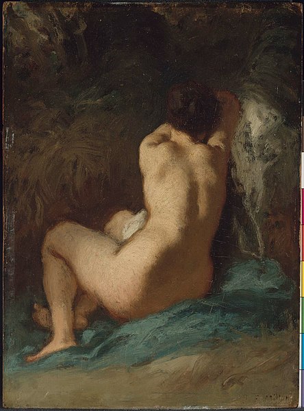 File:Jean-François Millet - Seated Nude (Les Regrets) - 19.97 - Museum of Fine Arts.jpg