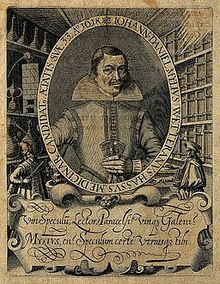 Johannes Daniel Mylius. Line engraving, 1620. Wellcome V0004207.jpg