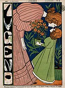 Jugendの表紙絵 (画)ヨーゼフ・ルドルフ・ヴィツェル (1896)