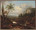 Joseph Roos - Mountain landscape with a bridge - 128726 MNW - National Museum in Warsaw.jpg