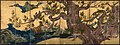 پاراوان تاشوی درختان سرو سدهٔ ۱۶ م. موزه ملی توکیو