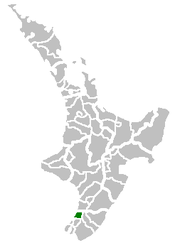 District de la côte Kapiti - Carte