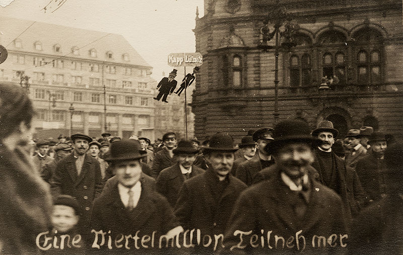 Demonstration gegen den Kapp-Putsch