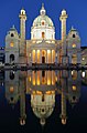 * Nomination Karlskirche in Vienna, Austria --Martin Falbisoner 18:14, 20 September 2016 (UTC) * Promotion Some ghosts and IMO at the top a bit to bright, but overall very good quality and composition. --Milseburg 18:34, 20 September 2016 (UTC)
