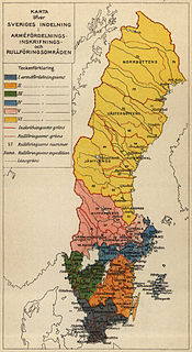 Military subdivisions of Sweden