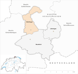 Gächlingen - Localizazion