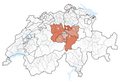 Large regions in Switzerland