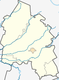 Žemėlapis rodantis Kazlų Rūdos botaninis-zoologinis draustinis vietą.