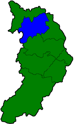 Location of Shirinsky District in the Republic of Khakassia