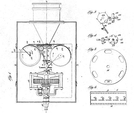 U.S. Patent 0,589,168, Kinetographic Camera of Edison Company.