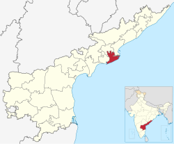 Location of Konaseema district