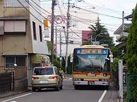 秦26 北原バス停付近