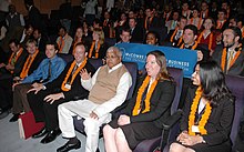 Lalu Prasad interacting with a group of MBA students from University of Texas and University of Virginia (USA) on the topic " Turn Around of Indian Railways," in New Delhi on March 16, 2007. Lalu Prasad interacting with a group of MBA students from University of Texas and University of Virginia (USA) on the topic " Turn Around of Indian Railways," in New Delhi on March 16, 2007.jpg