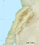 Lebanon location map Topographic.png