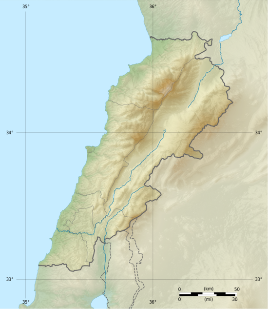 Sidon is located in Lebanon