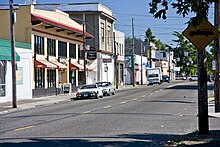 The Lents Town Center on 92nd Avenue towards Foster Road in 2010 Lentstowncenter.jpg