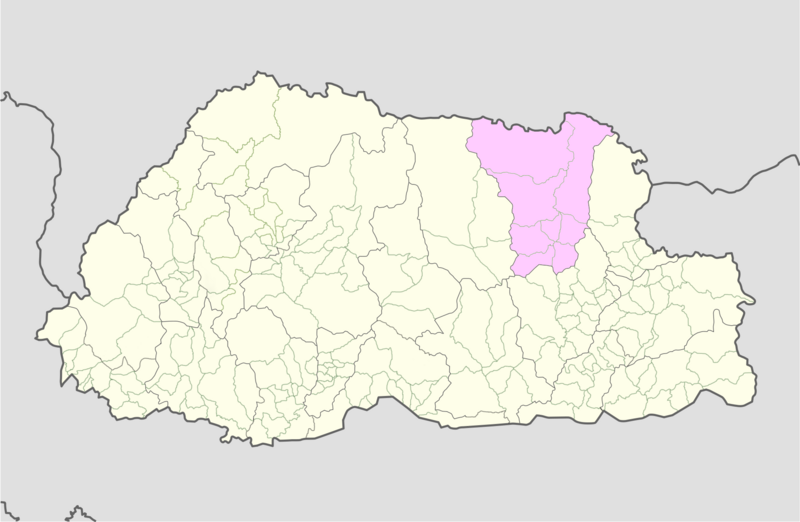 File:Lhuntse Bhutan location map.png
