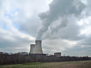 Limerick Nuclear Power Plant from the house Limerick Nuclear Power Plant in Berks County, Pennsylvania.jpg