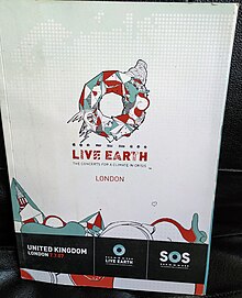 The cover of the Live Earth (London) concert programme Live Earth cover.jpg