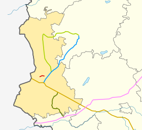 66N-1629 na mapie rejonu rudniańskiego