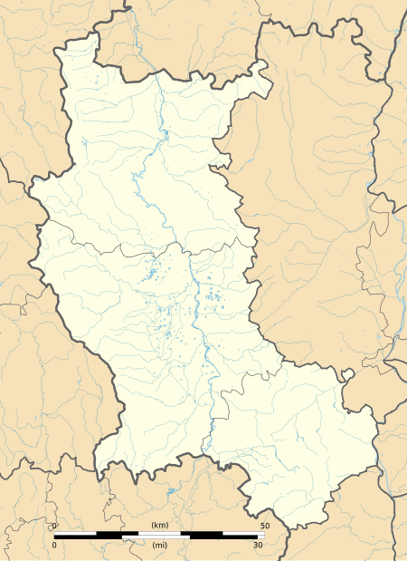 Loire department location map