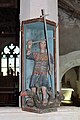 Chapelle Notre-Dame de Locmaria-an-Hent : statue de saint Michel terrassant le dragon.