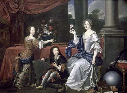 Louise de La Vallière et ses enfants par Pierre Mignard