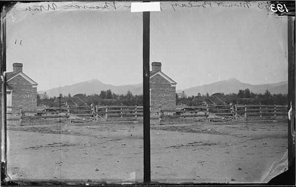 Mt. Baldy viewed from Beaver, photographed by William Bell during the 1872 Wheeler Survey