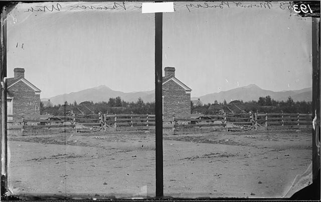 Mt. Baldy viewed from Beaver, photographed by William Bell during the 1872 Wheeler Survey