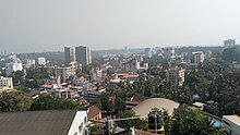 Skyline of Mangalore city viewed from the St. Aloysius tower Mangalore city.jpg