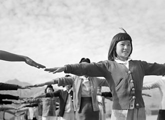 Calisthenics at Manzanar