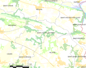 Poziția localității Saint-Jacut-les-Pins