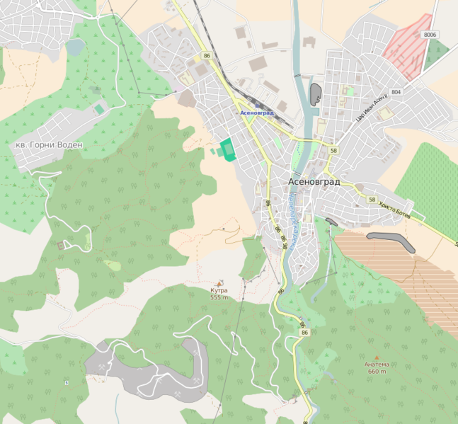 Файл:Map of Asenovgrad.png
