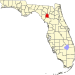 Map of Florida highlighting Gilchrist County.svg