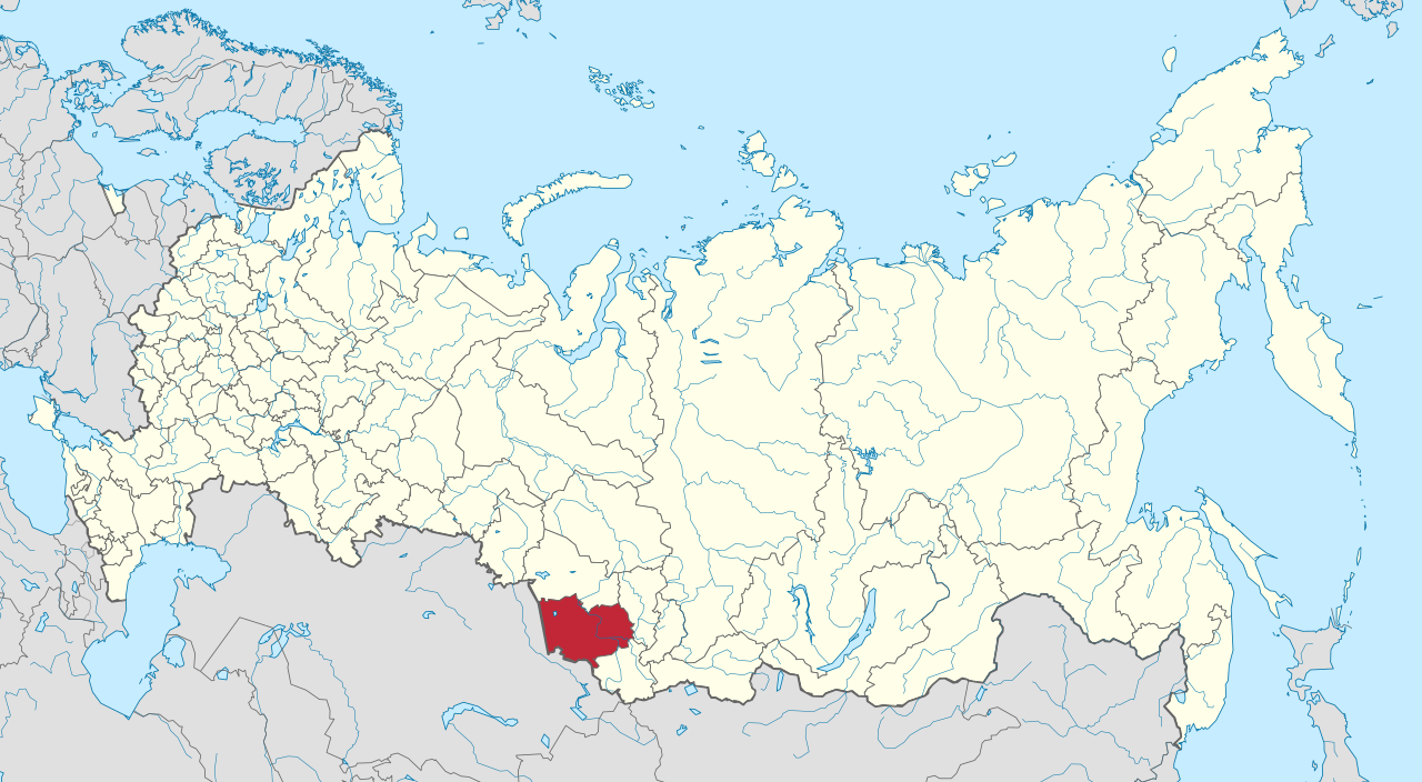 алтай на карте россии показать с городами и горами