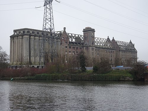 Disused flour mill in Marquette-lez-Lille Nord (France)