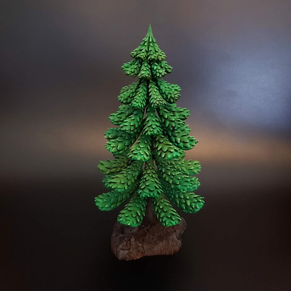 File:Miniature model pine from board game.jpg