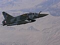 Mirage 2000 du 3/3 au-dessus du désert en Afghanistan