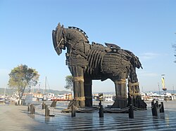 Cavallo di Troia a Çanakkale