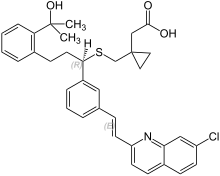 Montelukast Structural Formula V.1.svg