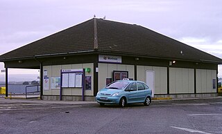 Montrose railway station Railway station in Angus, Scotland