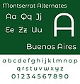 Montserrat Alternates